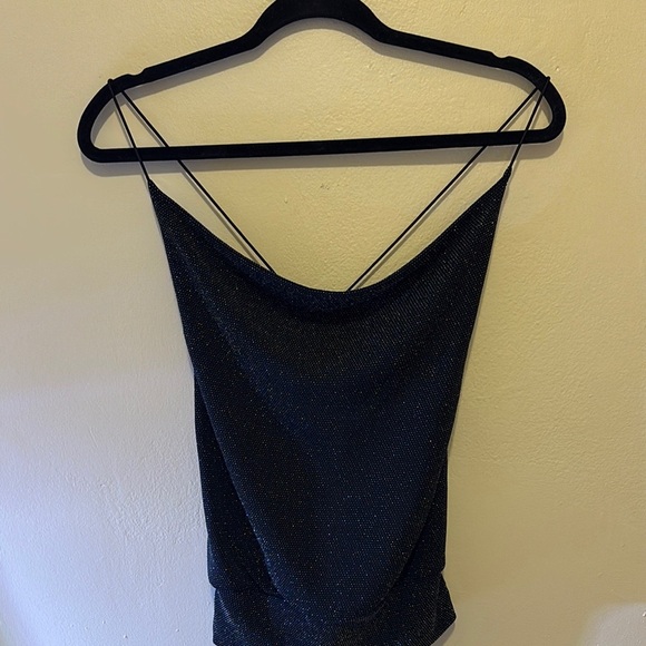 Crave Fame Black Backless Camisole Top - Picture 1 of 3